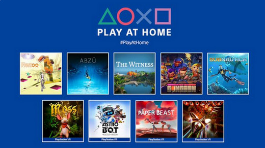 PSN港服免费领取8款游戏：Play At Home喜加N开启！