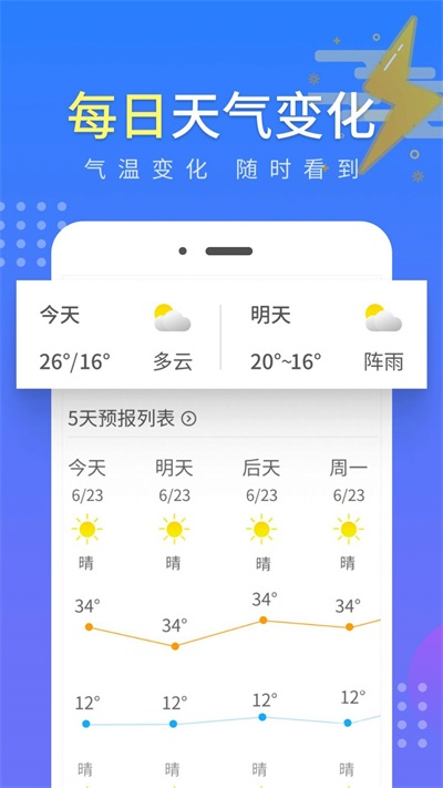 晴朗气象通免费版下载-晴朗气象通官网app手机版下载 1.0.1