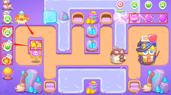 保卫萝卜4阿波与魔法宝藏第52关攻略