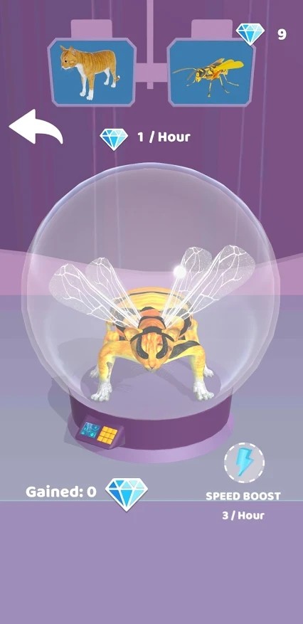 空闲动物进化v1.19-空闲动物进化玩家可以随意融合不同的动物