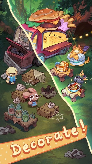 露营猫咖啡v2.100-露营猫咖啡玩家将扮演猫咪们的帮手