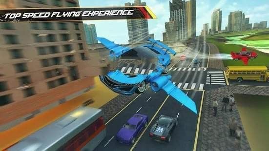 飞行汽车特技v8.10-飞行汽车特技游戏游戏将驾驶和飞行完美融合