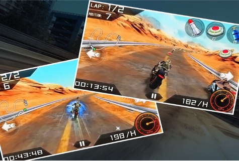 摩托飞车3Dv9.24-摩托飞车3D是一款紧张刺激的赛车竞速类游戏