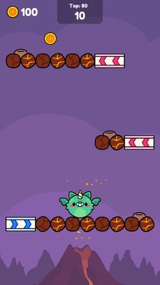 翻滚猴子v5.79-翻滚猴子游戏采用了可爱的Q萌卡通画风