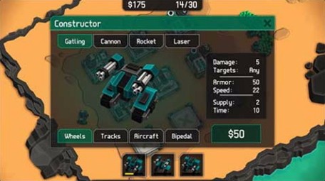 机械战争2v2.96-机械战争2是一款画风精致的策略塔防类游戏