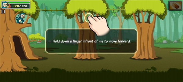 森林防御战猴子传奇v9.66-森林防御战猴子传奇玩家需在树之间攀爬以获取香蕉资源