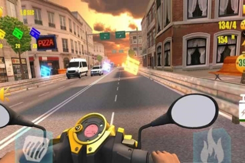 竞速摩托3Dv7.84-竞速摩托3D是一款画风精致的赛车竞速类游戏