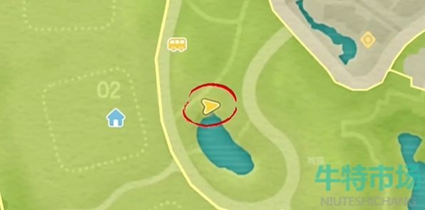 《心动小镇》沙滩乐园第2天橙色小鸭子位置