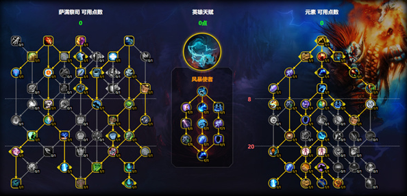 魔兽世界元素萨天赋怎么加
