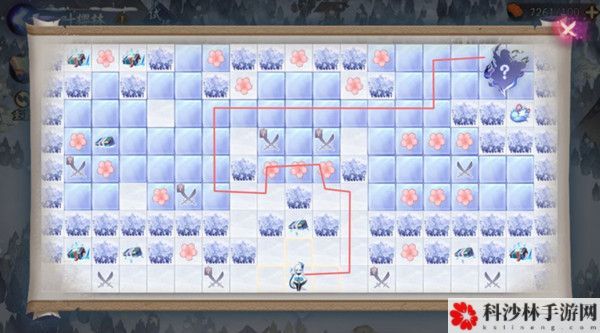 阴阳师一叶樱林怎么拿到所有花？全樱花25步不击败通关路线图一览[多图]图片3