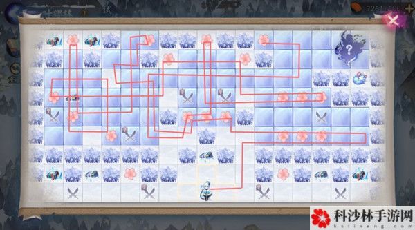 阴阳师一叶樱林怎么拿到所有花？全樱花25步不击败通关路线图一览[多图]图片2