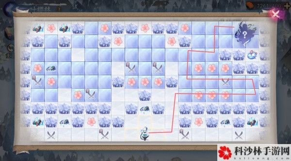 阴阳师一叶樱林怎么拿到所有花？全樱花25步不击败通关路线图一览[多图]图片4