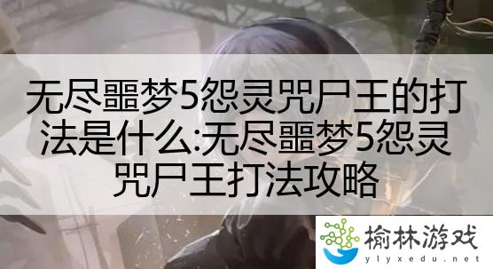 无尽噩梦5怨灵咒尸王的打法是什么:无尽噩梦5怨灵咒尸王打法攻略