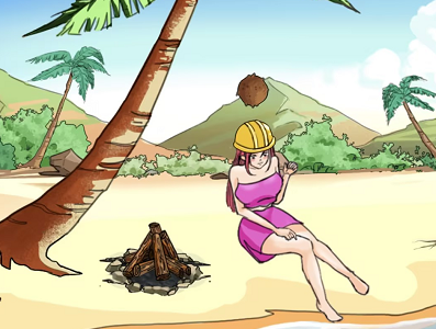 文字玩出花逃离荒岛怎么过 关卡通关攻略