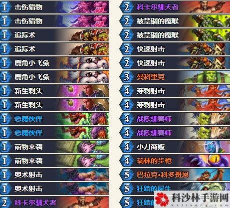 炉石传说贫瘠之地T7最强卡组大全，贫瘠之地T7猎人卡组构建模板一览[视频]