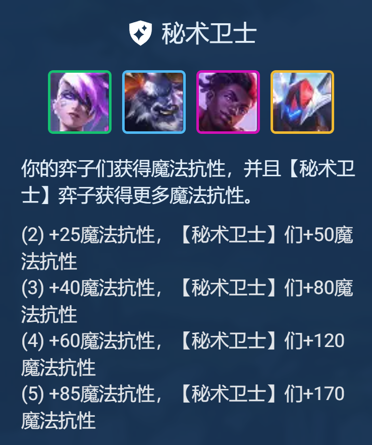 《云顶之弈手游》S8秘术斗枪阵容推荐