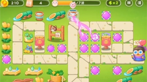 保卫萝卜4夏日垂钓第2关怎么过 满星通关攻略