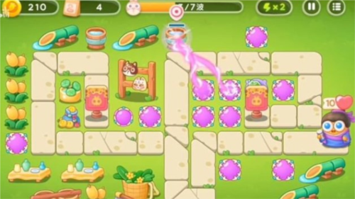 保卫萝卜4夏日垂钓第2关怎么过 满星通关攻略