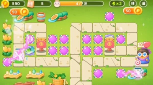 保卫萝卜4夏日垂钓第2关怎么过 满星通关攻略