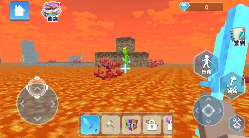 火柴人vS沙盒世界v9.55-火柴人VS沙盒世界游戏是一款独具特色的开放世界冒险游戏