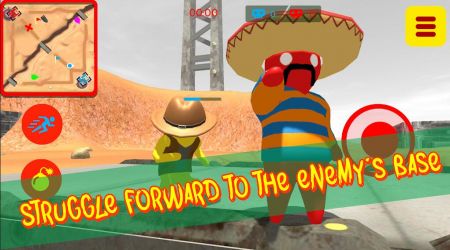 摔跤大乱斗v8.11-摔跤大乱斗游戏中的主角是搞笑橡皮人