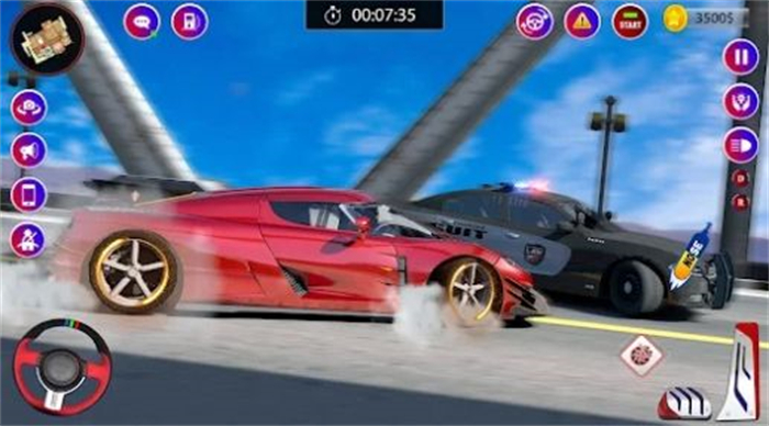 警察犯罪警车追逐v6.91-警察犯罪警车追逐是一款新奇独特的冒险追逐类游戏