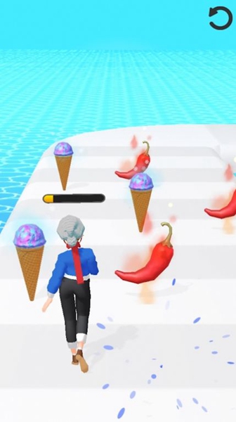 冰火女孩吃辣椒手机版v3.68-冰火女孩吃辣椒手机版游戏是一款让玩家们沉浸其中的休闲闯关跑酷游戏