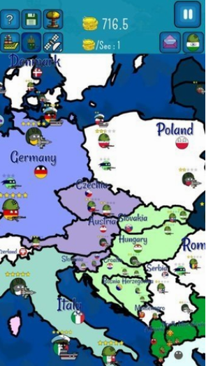 世界征服者波兰球内置菜单版游戏下载-世界征服者波兰球内置菜单版游戏手机版 13.3