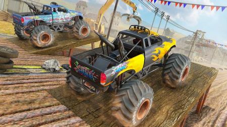 怪物卡车碰撞特技驾驶模拟器游戏下载-怪物卡车碰撞特技驾驶模拟器游戏官方安卓版 1.9