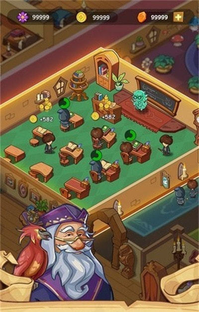放置魔法学校无限金币版游戏下载-放置魔法学校无限金币版游戏最新版 2.0.4