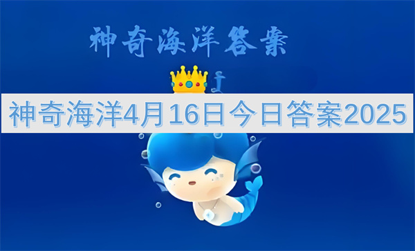 海鲈鱼属于哪种鱼 神奇海洋4月16日答案最新!